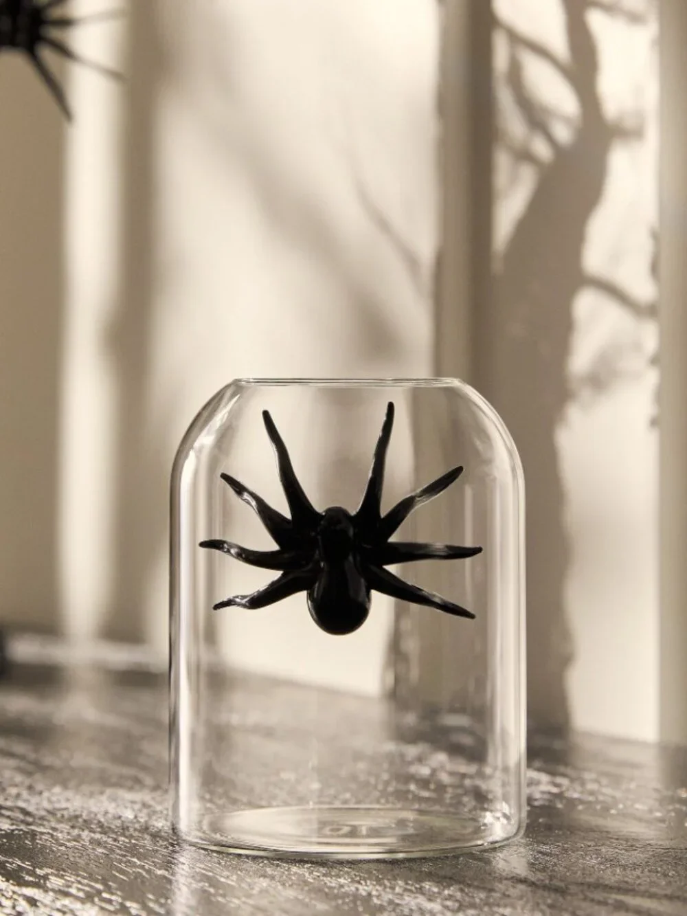 West Elm Glass Spider Vase